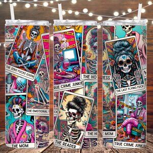 Sassy Tarot Card Metal Insulated Tumbler